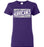 Klein Cain Hurricanes - Design 84 - Ladies Purple T-shirt