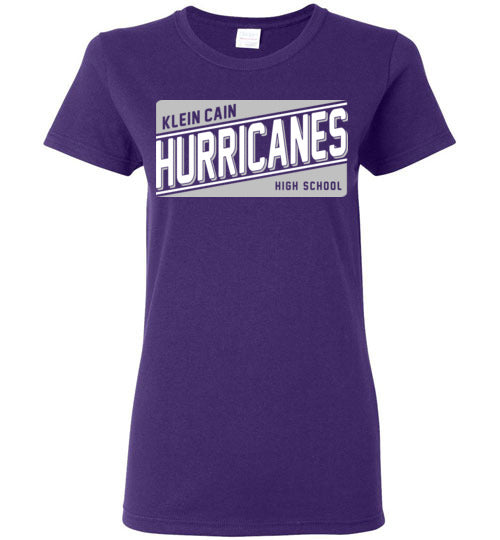 Klein Cain Hurricanes - Design 84 - Ladies Purple T-shirt