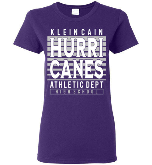Klein Cain Hurricanes - Design 00 - Ladies Purple T-shirt