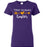Purple Ladies Teacher T-shirt - Design 30 - Tiny Human Translator