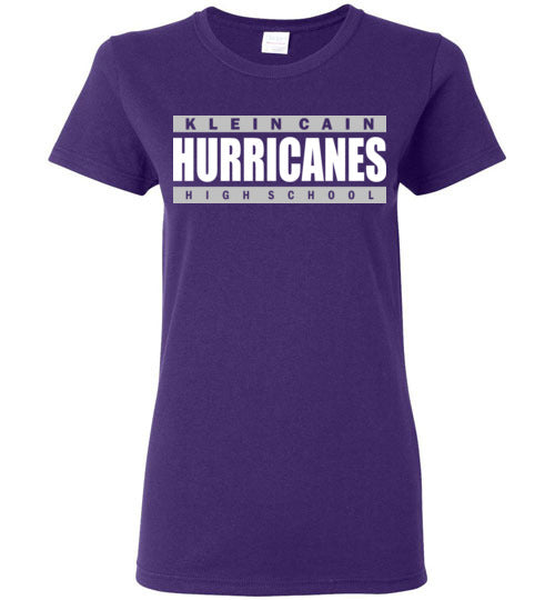 Klein Cain Hurricanes - Design 98 - Ladies Purple T-shirt