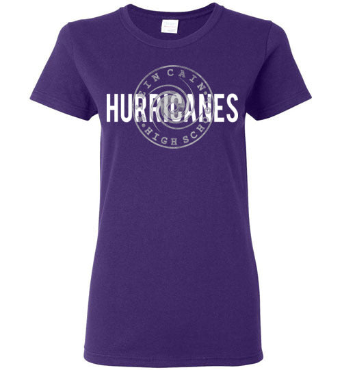 Klein Cain High School Hurricanes Women's Purple T-shirt 88