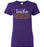 Purple Ladies Teacher T-shirt - Design 16 - Teacher Meaning