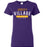 Jersey Village High School Falcons Women's Purple T-shirt 21