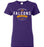 Jersey Village High School Falcons Women's Purple T-shirt 44
