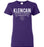 Klein Cain Hurricanes - Design 03 - Ladies Purple T-shirt