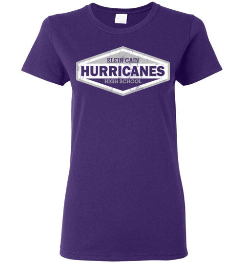 Klein Cain Hurricanes - Design 09 - Ladies Purple T-shirt