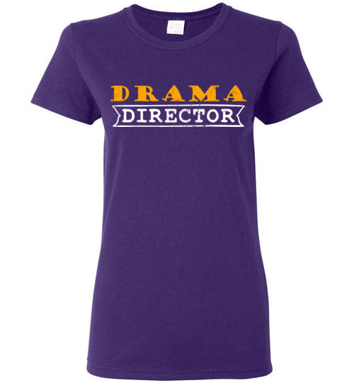 Purple Ladies Teacher T-shirt - Design 31 - Drama Director