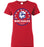 Oak Ridge High School War Eagles Women's Red T-shirt 04