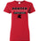 Porter High School Spartans Women's Red T-shirt 23