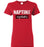 Red Ladies Teacher T-shirt - Design 43 - Naptime Negotiator