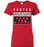 Porter High School Spartans Women's Red T-shirt 86
