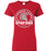 Cypress Lakes High School Spartans Women's Red T-shirt 04