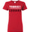Tomball High School Cougars Women's Red T-shirt 25