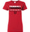 Tomball High School Cougars Women's Red T-shirt 29