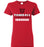 Tomball High School Cougars Women's Red T-shirt 23