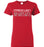 Cypress Lakes High School Spartans Women's  Red T-shirt 17