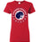 Cypress Springs High School Panthers Women's Red T-shirt 02