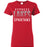 Cypress Lakes High School Spartans Women's  Red T-shirt 24