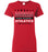 Tomball High School Cougars Women's Red T-shirt 90