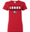 Langham Creek High School Lobos Women's Red T-shirt 49