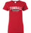 Tomball High School Cougars Women's Red T-shirt 21