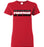 Porter High School Spartans Women's Red T-shirt 25
