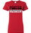 Porter High School Spartans Women's Red T-shirt 31