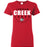 Langham Creek High School Lobos Women's Red T-shirt 12