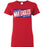 Oak Ridge High School War Eagles Women's Red T-shirt 84