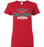 The Woodlands High School Highlanders Women's Red T-shirt 96