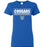 Cypress Creek High School Cougars Women's Royal Blue T-shirt 49