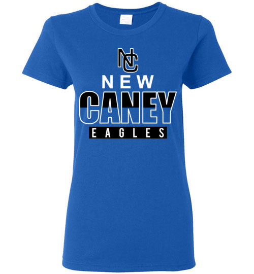 New Caney Eagles High School Royal Women's T-shirt 23