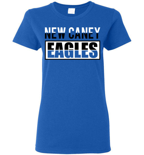 New Caney Eagles High School Royal Women's T-shirt 31