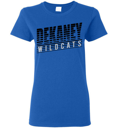 Dekaney High School Wildcats Royal Women's Royal Blue T-shirt 32