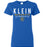 Klein Bearkats - Design 03 - Ladies Royal Blue T-shirt