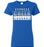 Cypress Creek High School Cougars Women's Royal Blue T-shirt 31