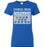 Cypress Creek High School Cougars Women's Royal Blue T-shirt 86