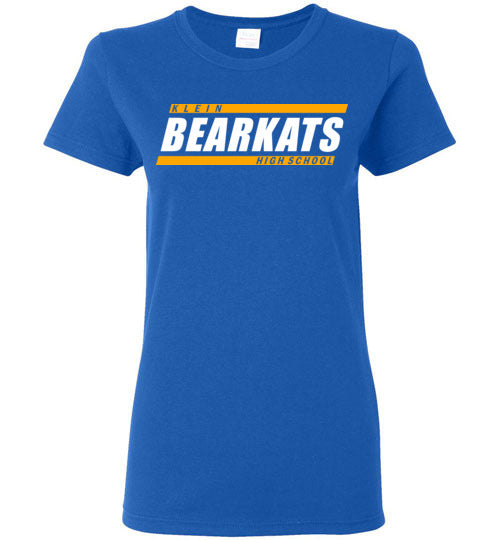 Klein Bearkats - Design 72 - Ladies Royal Blue T-shirt