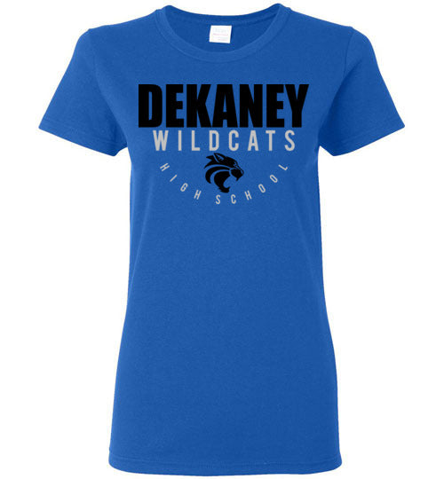 Dekaney High School Wildcats Royal Women's Royal Blue T-shirt 12