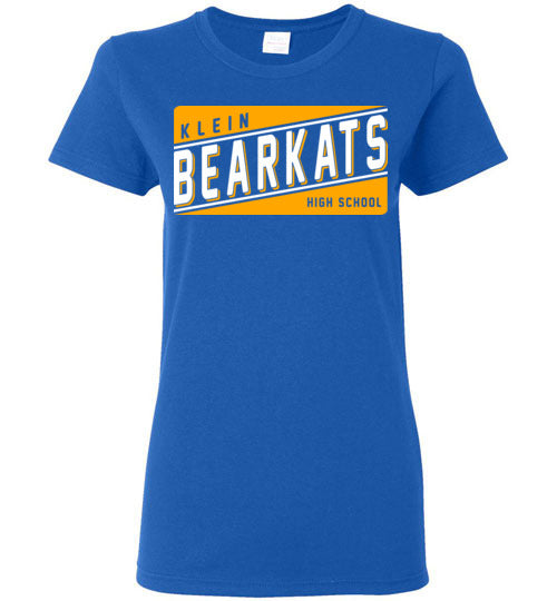 Klein Bearkats - Design 84 - Ladies Royal Blue T-shirt
