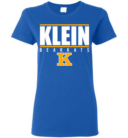Klein High School Bearkats Ladies Royal Blue T-shirt 07