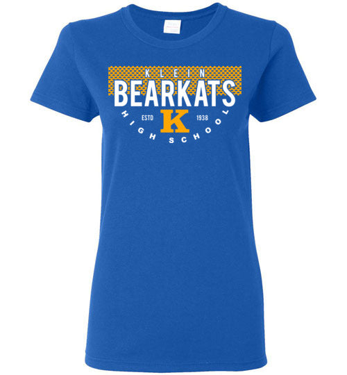 Klein Bearkats - Design 36 - Ladies Royal Blue T-shirt