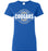 Cypress Creek High School Cougars Women's Royal Blue T-shirt 11