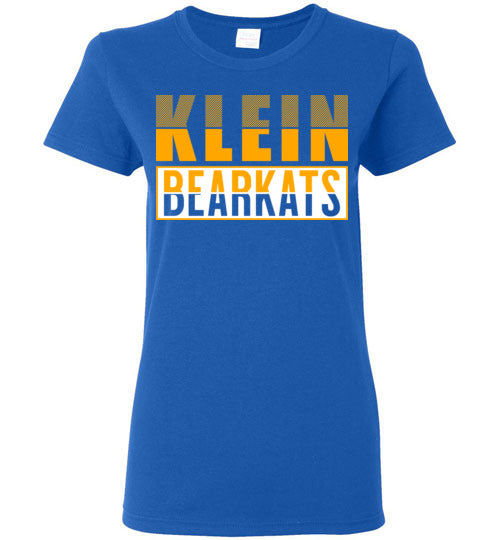 Klein High School Bearkats Ladies Royal Blue T-shirt 31