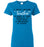 Ladies Sapphire T-shirt - Teacher Design 04 - A Truly Amazing Teacher