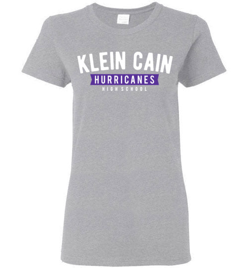 Klein Cain Hurricanes - Design 21 - Grey Ladies T-shirt