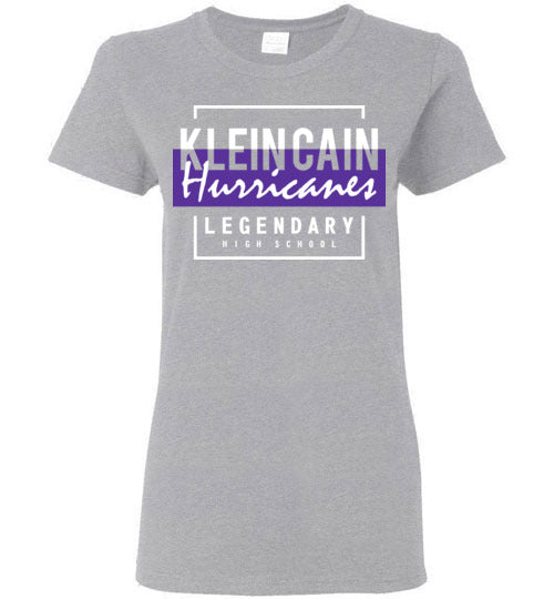 Klein Cain Hurricanes - Design 05 - Grey Ladies T-shirt