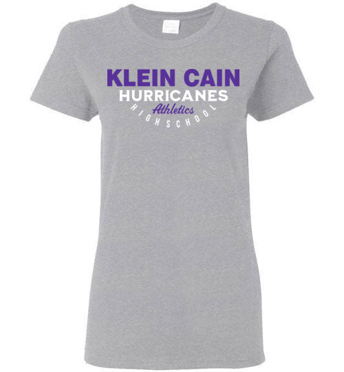 Klein Cain Hurricanes - Design 12 - Grey Ladies T-shirt