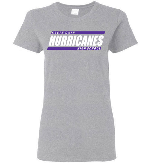 Klein Cain Hurricanes - Design 72 - Ladies Grey T-shirt